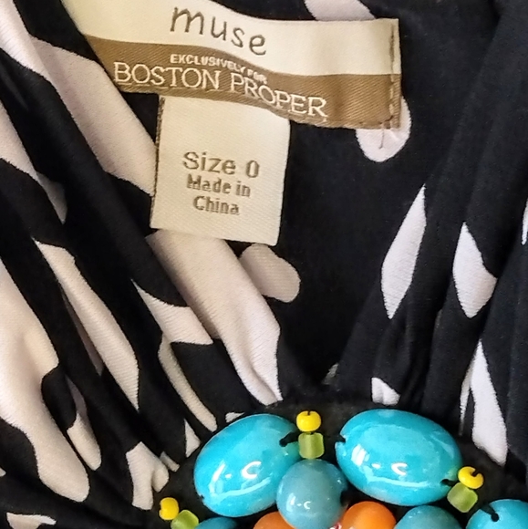 Muse multicolored sleeveless dress, Size 0 - Picture 14 of 15